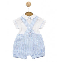 Load image into Gallery viewer, Mintini Gingham Dungarees
