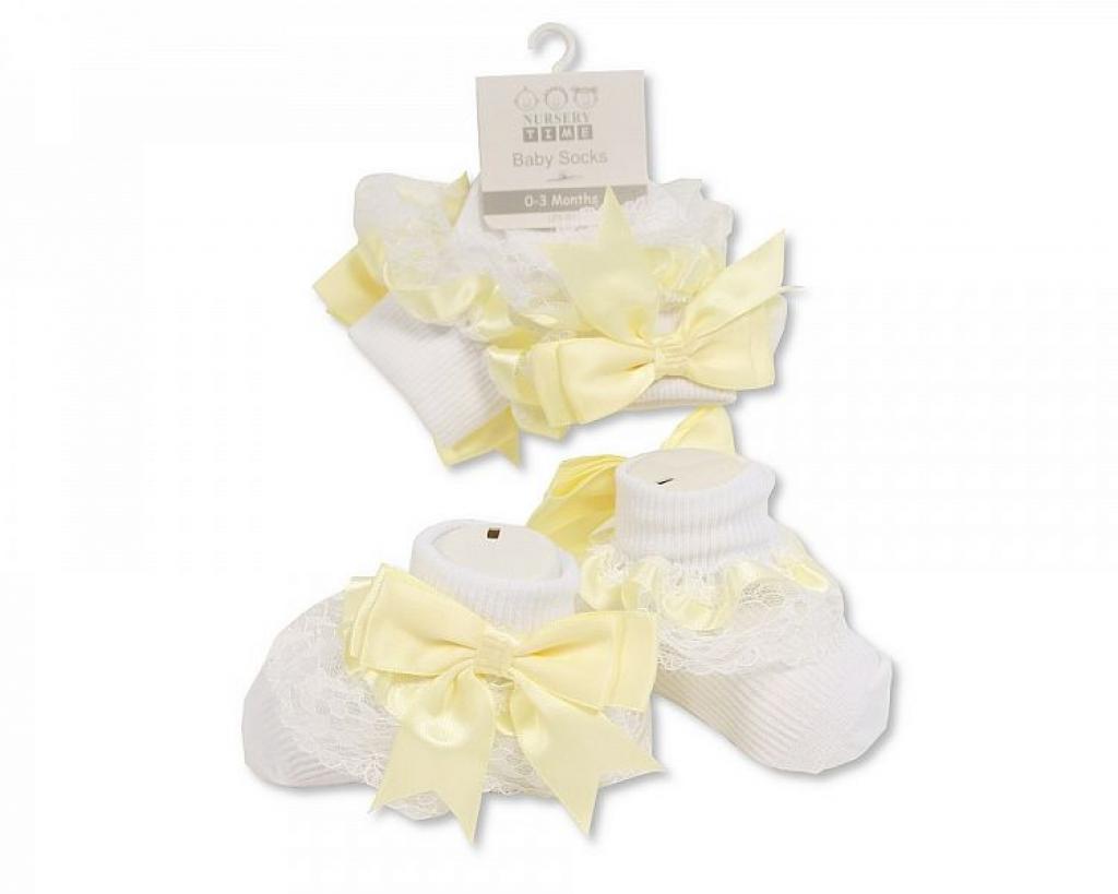 Lemon Lace Socks