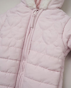 Pink Padded Snowsuit