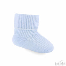 Load image into Gallery viewer, Blue Newborn Socks
