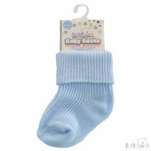 Load image into Gallery viewer, Blue Newborn Socks
