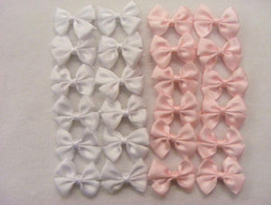 Small Satin Hair Bow Clips