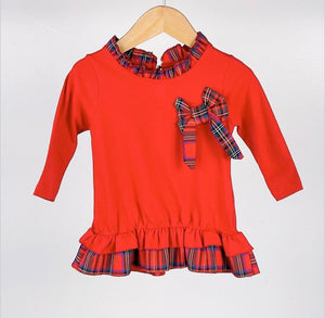 Baby Tartan Bow Dress