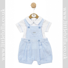 Load image into Gallery viewer, Mintini Gingham Dungarees
