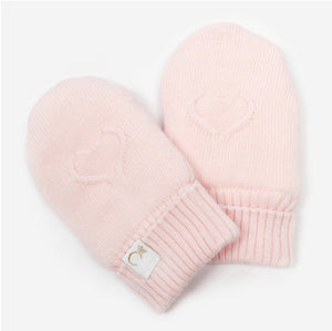 Caramelo Pink Knitted Gloves